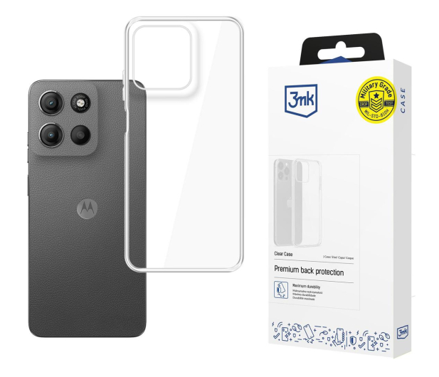 3MK Clear Case do Motorola moto g15 / moto g15 power - 1318599 - zdjęcie